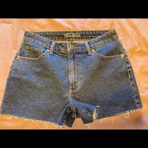 High-Waisted Jean Shorts